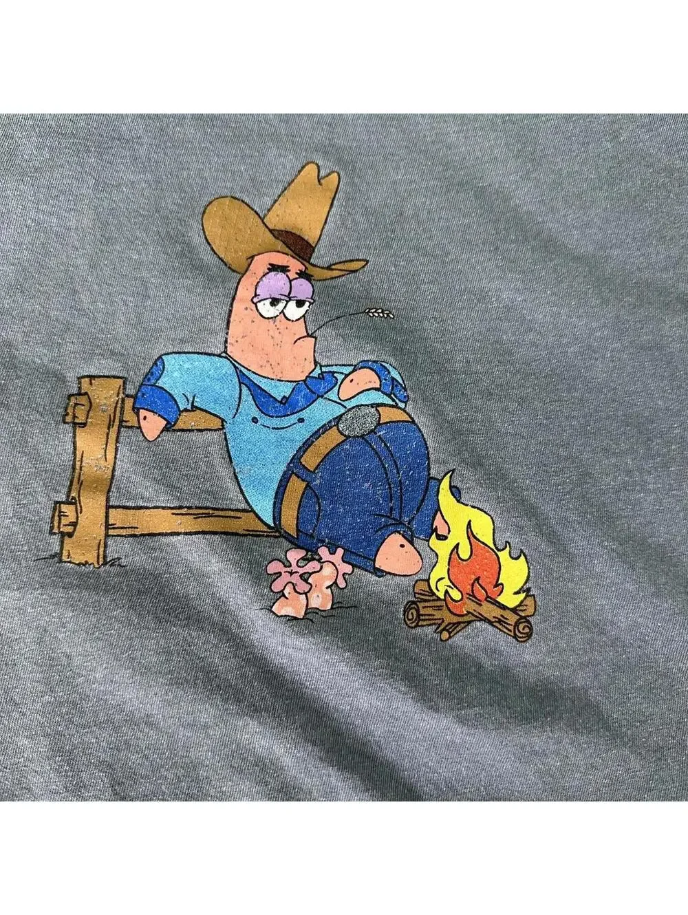 Nickelodeon Spongebob & Patrick Cowboy T-Shirt (M)